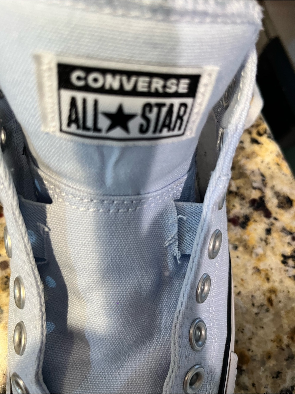 Converse All-Star Light Blue Low Top Canvas Sneakers Men’s 9 Women’s 11 - Picture 9 of 13